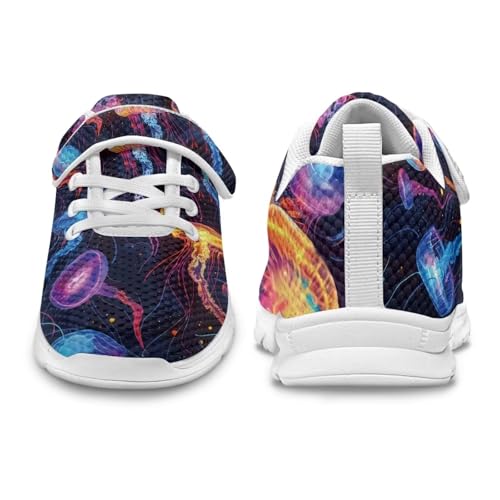 Fashion Slip On Tennis Shoes Classic Casual Walking Shoes for Boys Girls Comfort Cute EVA Sole Breathable Low-top Barefoot Shoe for Outdoor US 11-15 White Sole3