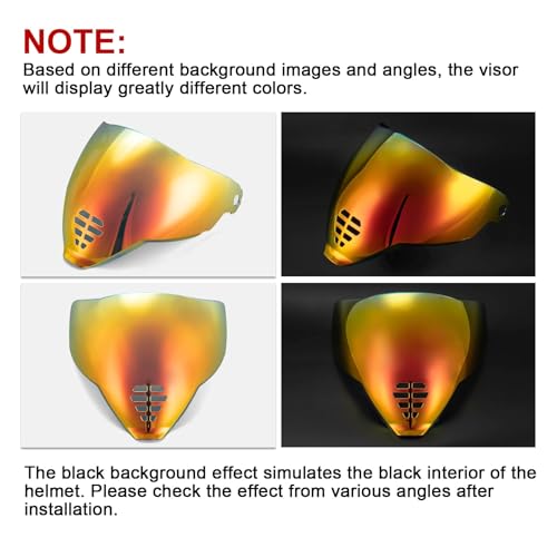 image for PSLER IC-06 visor- Icon Airflite Face Shield Motorcycle Helmet Visor A