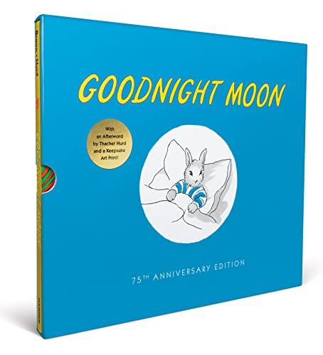 Image of Goodnight Moon 75th Anniversary Slipcase Edition: Celebrating 75 Years of a Beloved Bedtime Classic Featuring a Bunny Saying Goodnight