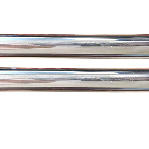 Automotive Authority Llc Vintage Style 5/8" Chrome Side Body Trim Molding - Formed Pointed Ends #TOP1