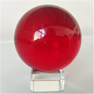 40 mm 80 mm decoración del hogar K9 bola de cristal fotografía bola de cristal hermosa decoración bola de cristal Balance decoración de piedras preciosas Obelisco ( Color : Rot , Size : Diameter of 60