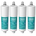 AQUA CREST AP431 Replacement for Aqua-Pure AP430SS, Whole House Scale Inhibitor Water Filter, Helps Prevent Scale Build Up On Hot Water Heaters and Boilers, Pack of 4
