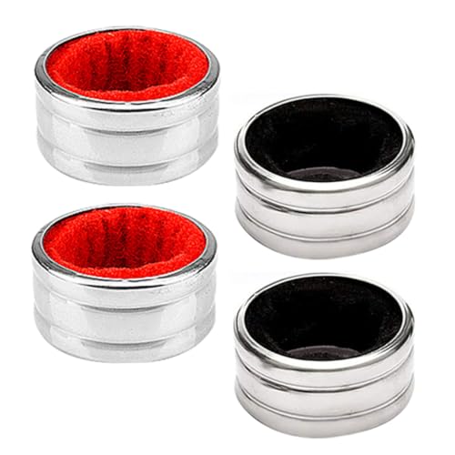 iplusmile 4pièces Porte-Bouteille Métal Bouchon De Vin Collier Anti-Gouttes pour Bouteille De Vin Accessoire De Maison Fête