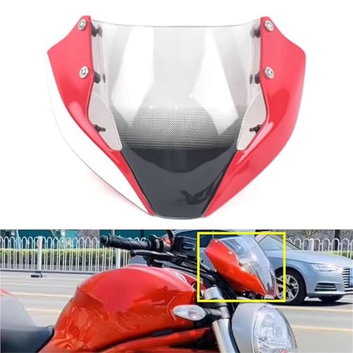 Déflecteur de vent de moto pour les roadtrips en Monster 1200