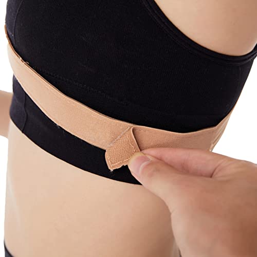 Manga de braço de suporte pós-mastectomia, gancho e laço de compressão de linfedema para suporte de