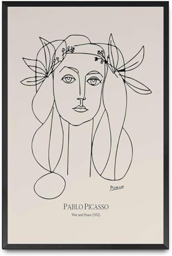 Picasso Guerre & Paix affiche impression sur toile décoration intérieure abstraite 40x50