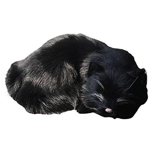 Figurine chat pour collectionneurs noir statuette décoration souvenir