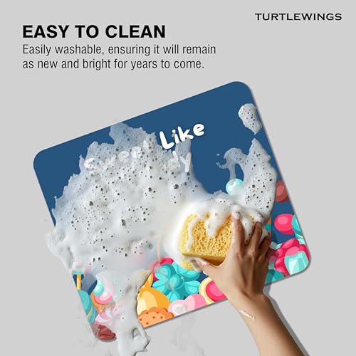 Image of TURTLEWINGS | Mousepad | Inspirational Quote Mousepad - 22x18 cm, 3mm Thick | Abstract Design Non-Slip Rubber Base | Office, Study & Gaming Use | Premium Smooth Surface 222 (11)