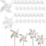 Arrowbash Paquete de 48 molinillos de papel a granel para niños, kit de...
