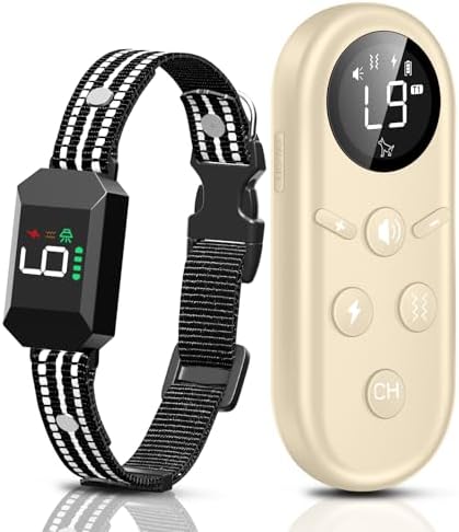 Dog Shock Collar with Remote – 4200FT Dog Training Collar with 3 Safe Training Modes, Security Lock, IP67 Waterproof & Rechargeable E-Collar for All Breeds Dogs (7-120Lbs)