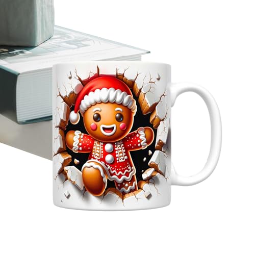 zwxqe Tazas de café con temática de hombre de jengibre, bonita taza estética colorida de hombre, bonita taza de cerámica de gran capacidad para cumpleaños, Navidad para mujeres amantes