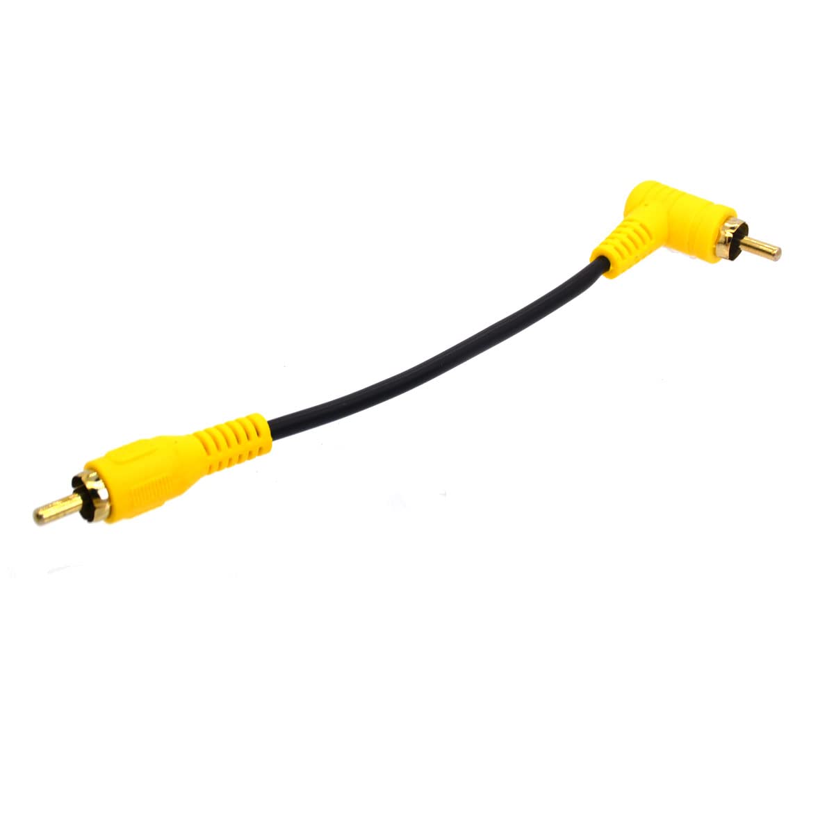 rhinocables Cavi audio RCA dorati, da 2 maschio a 2 maschio, doppio