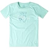 Life is good Women's Go Places Bike Crusher Tee