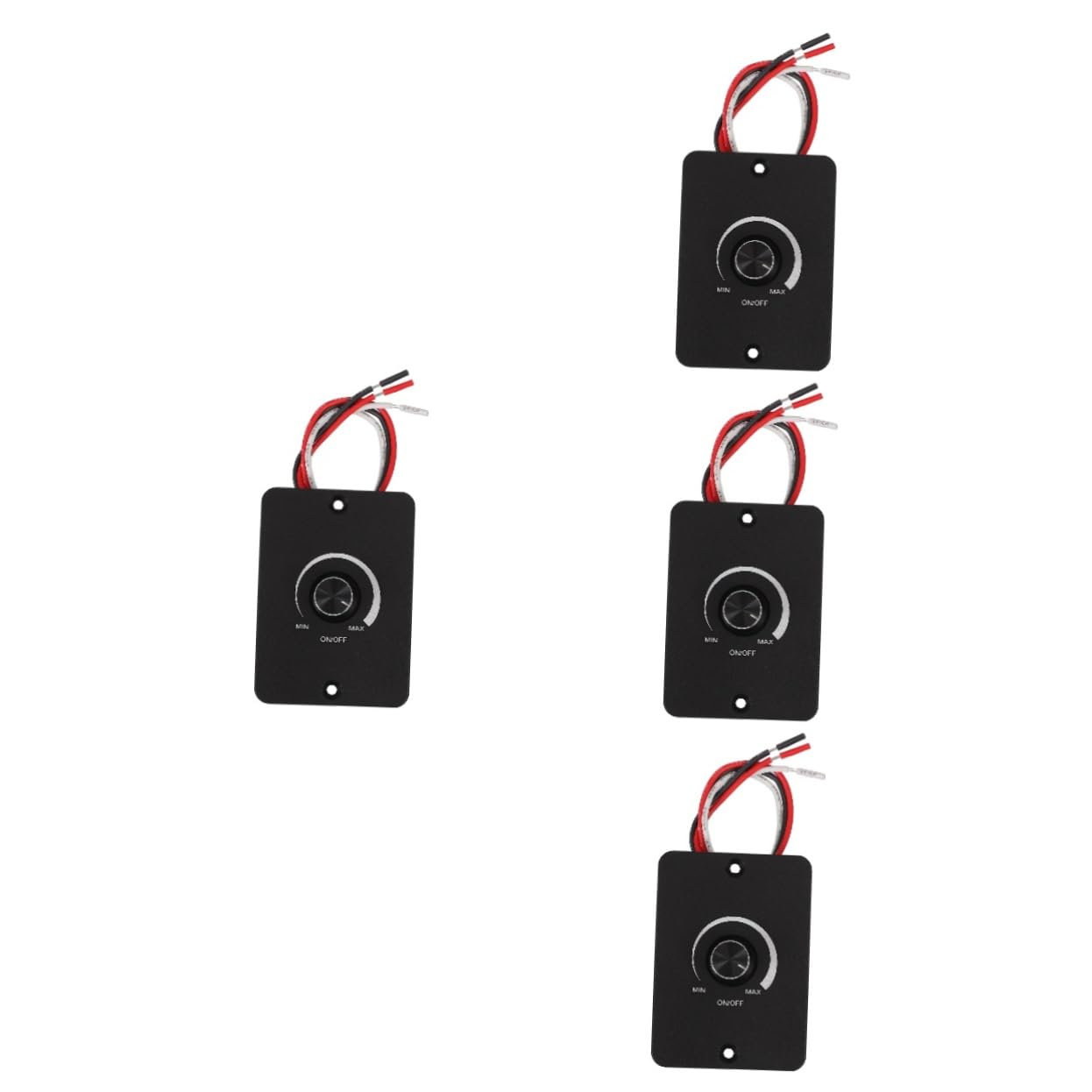 Gatuida 4piezas Interruptor Regulador Para Trailers Interruptor De Luz Manual Diseño De Perilla Preciso De Brillo Para Iluminación Led