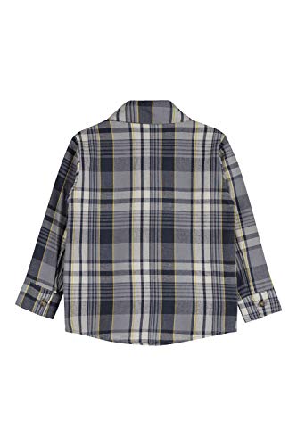 Camisa Xadrez, Colorittá, Meninos, Cinza, 4