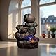 Zen’Light SCFR153 Nivello Brunnen, Natur, grau, Stein 25 x 19 x 31 cm, Kastanie