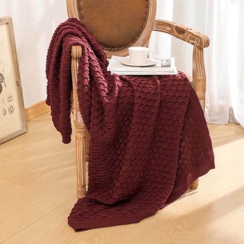 Manta de punto de 51x63 pulgadas para sofa o dormitorio de cuatro estaciones 6