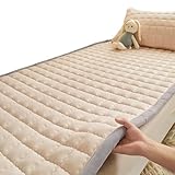 Colchón futón Enrollable, colchón Grueso y Suave for Dormir en el Suelo,...