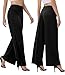 ZOOSIXX Wide Leg Palazzo Pants for Women - High Waist Casual Beach Lounge Pants Loose Dress Stretchy Trousers