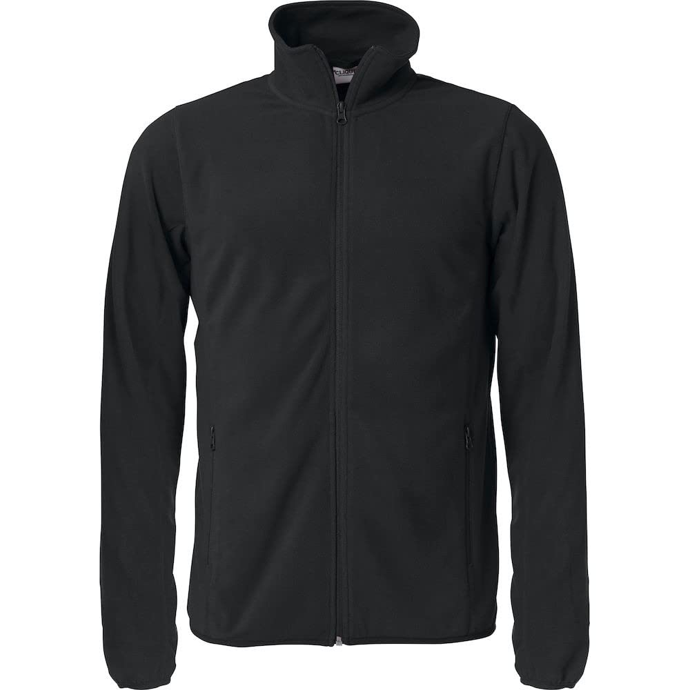 Clique Men's Black Basic Microfleece Fleece Jacket (L) (Black)