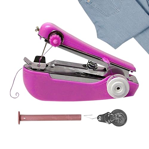 Máquina De Coser Manual - Mini Máquina De Coser Eléctrica | Mini Maquina De Cose Con Puntada Rápida Para Principiantes | Juego De Equipos De Costura Portátil (incluye Varilla Roscada Y Enhebrador De Máquina De Coser Manual - Mini Máquina De Coser Eléctrica | Mini Maquina De Cose Con Puntada Rápida Para Principiantes | Juego De Equipos De Costura Portátil (incluye Varilla Roscada Y Enhebrador De