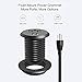Jgstkcity Desktop Power Grommet, 2 inch, Black, 1 AC Outlet and 2 USB Ports, 6.56ft Cable, Fire Resistant Outer Shell