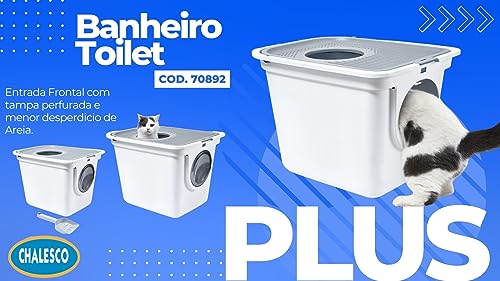 Chalesco Banheiro Toilet Plus para Gatos