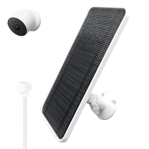Image of AYIIFEI Solar Panel for Google Nest Camera (Battery, 2nd Gen), 1 Pack