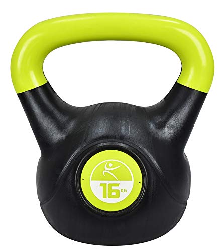 Sport Team Lifefit - Kettlebell in vinile, unisex, 16 kg, colore: Rosso