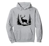 Camisa de ciervo majestuoso ciervo Sudadera con Capucha