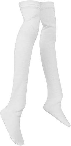 Proudoll 3 pares de calcetines de tubo medio para muñecas BJD de 1/3 de 24 pulgadas, 23.6 in SD, articulaciones esféricas, accesorios y muñecas en