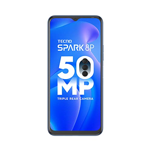 Image of TECNO Spark 8P (Atlantic Blue, 4GB RAM,64GB Storage)| 50MP SuperNight Camera | Upto 7GB RAM | 18W Flash Charger
