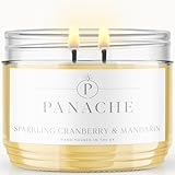 Photo Gallery zan village homeware panache - candele profumate con doppio stoppino - grande candela da 320 grammi in vetro, 2 stoppini, contiene cera di soia naturale, profumo duraturo, ottimo set regalo per donne Photo Gallery zan village homeware panache - candele profumate con doppio stoppino - grande candela da 320 grammi in vetro, 2 stoppini, contiene cera di soia naturale, profumo duraturo, ottimo set regalo per donne
