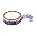 SNNplapla 10M15MM DIY Library Washi Tapes Decorative Adhesive Tapes(1 Roll) - Office School Supplies