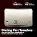 Centon External SSD (Rose Gold Metallic), USB-C 3.2 Gen 2, 500GB