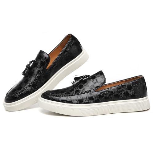 Fashionable Men's Penny Loafers Breathable Casual Shoes Slip on Loafers Lightweight Comfortable Oxford Shoes for Daily Walking