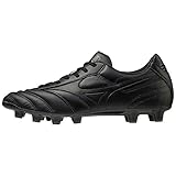 Sensación de estar descalzo. Mizuno Morelia II Pro MD, Zapatillas de fútbol Hombre, Black/Black, 44.5 EU