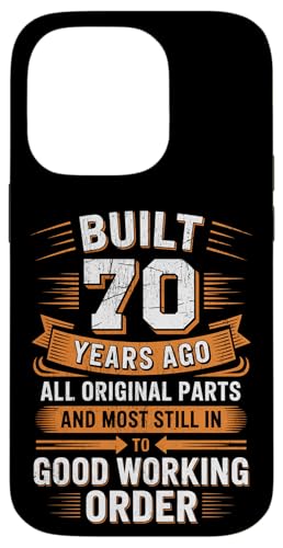 70�N�O�ɍ��ꂽ�ʔ���70�΂̒a�����v���[���g�B �X�}�z�P�[�X iPhone 14 Pro �p