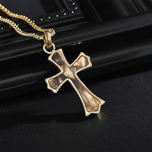 Shell Cross Necklace - image 3