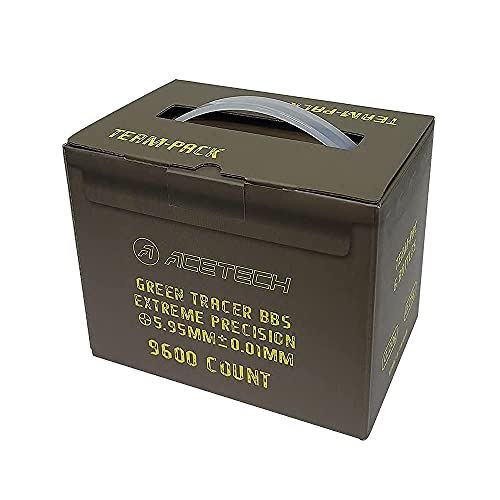 ACETECH Airsoft Gun Glow in Dark Tracer Green Bio (Green 0.2g or 0.25g, 1600CTx6 / Box) - Image 6