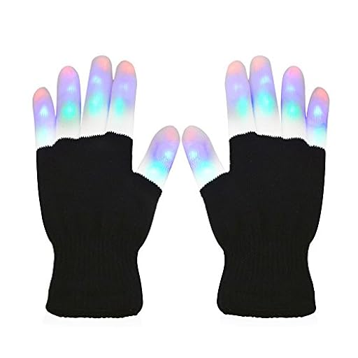 Vicloon - Guantes LED con Iluminación de Invierno de Centella Resplandor Baile en el Noche Guantes 7 Modes de Luces para Carnaval Fiestas y Disfraces… | Ya disponible en tu tienda friki favorita! En mundofriki.es! Vicloon - Guantes LED con Iluminación de Invierno de Centella Resplandor Baile en el Noche Guantes 7 Modes de Luces para Carnaval Fiestas y Disfraces… | Ya disponible en tu tienda friki favorita! En mundofriki.es!