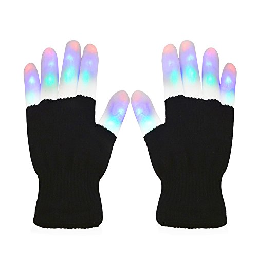 Vicloon - Guantes LED con Iluminación de Invierno de Centella