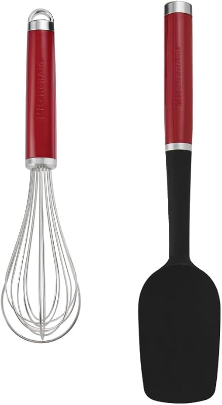 KQG463OHERE Juego para hornear de 2 piezas: rojo imperio, silicona
