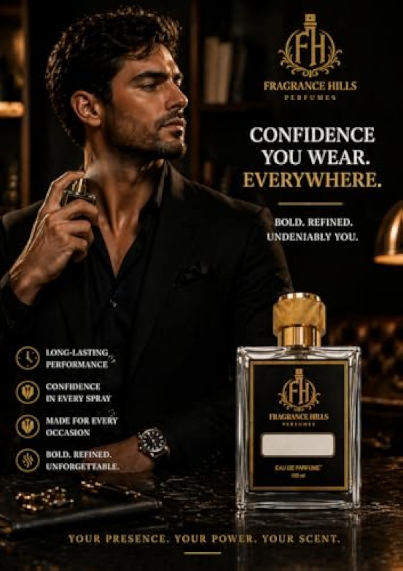 Oud Wood Eau De Parfum, Unisex Luxury Scent