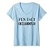 Womens Fun Fact, I Don't Care Adult Funny Sarcasm Humor V-Neck T-Shirt