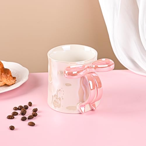 12oz-Coquette-Pink-bow-mug-cup-350ml-Charming-Mugs-with-Pink-Bow-handle-for-Women-Coquette-Decor-Valentines-Mugs-Christmas-Thanksgiving-Day-Mugs-Birthday-Gifts-for-Family-Friends