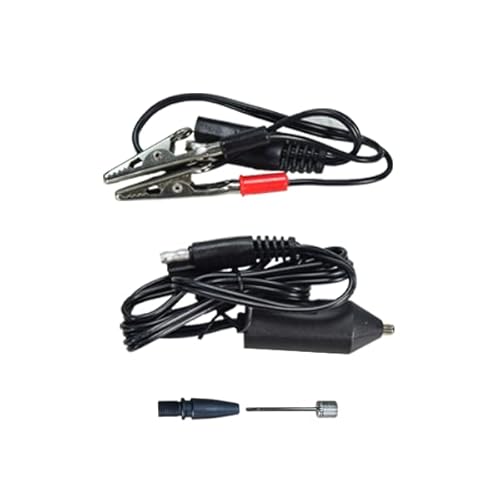 Stop & Go Mini-compressor de ar compacto RCP com adaptador de carro de 12 V e luz LED embutida para