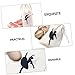 IMIKEYA 2pcs Ballet Shoes Storage Bag Drawstring Canvas Dance Bag for Women DIY