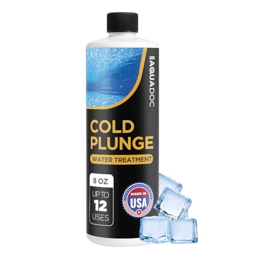 AquaDoc Cold Plunge Water Treatment - 8oz - Weekly Water Conditioner for Cold Plunge Tubs and Ice Baths - Helps Maintain Clear Looking Water - Made in USA
