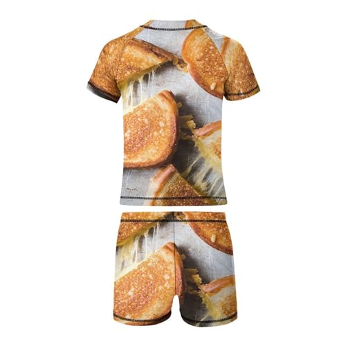 Grilled Cheese SandwichesChildren's Swimsuits Boys Two Piece Suit8-10Y（130cm）3
